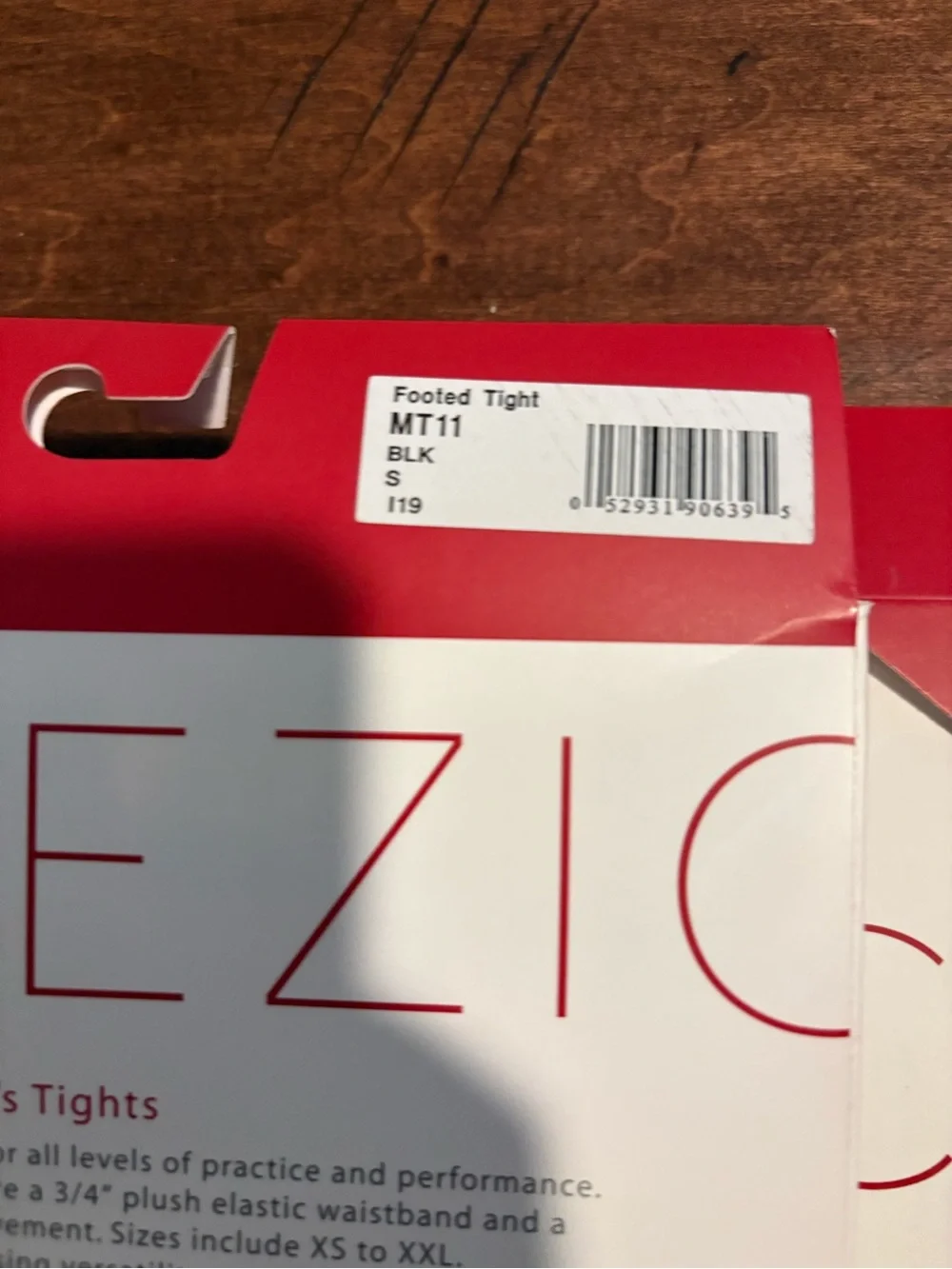 Capezio Tights - Black (men)and Tan (women)